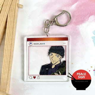 Móc khóa DETECTIVE CONAN ver KHUNG INSTA - Thám Tử Lừng Danh mica trong acrylic anime độc đáo