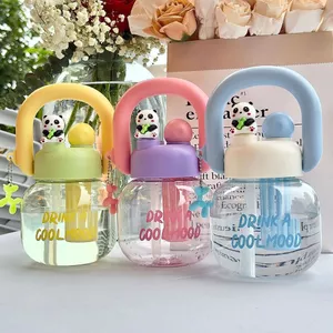 Cốc Nước Nữ 00616|Mẫu Mới Hot Chịu Nhiệt Cao|Dung Tích Lớp Đẹp Mắt|Cốc Tốn Nước|Hai Cổng Uống Cho Trẻ Em|Có Dây Đeo|Cốc Lớn Dạng Ống Hút