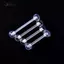 AqToCna 10 Chiếc Acrylic Trong Suốt Mềm Thanh Lưỡi Nhẫn Xoắn Xuyên Cơ Thể Gợi Cảm Trang Sức AqToCna