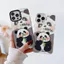 Ốp Lưng Cho Realme C65 C55 C53 C51 C25 C20 C15 C12 C11 5i Note 50 30A 20 A77S A33 A18 A17K A16K A16E A15S A5S A9 A3S Mạ Acrylic IMD Case Motif Gấu Trúc Dễ Thương CYIM425