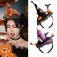 Băng đô mũ phù thủy Halloween 2025 phong cách mới, phụ kiện tóc cosplay dễ thương cho nữ, kẹp tóc dự tiệc 260504