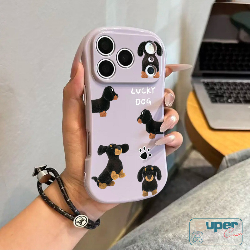 Ốp Lưng Cho IPhone 12 17 11 16 13 14 15 Pro Max 17Air 15 14 Plus Kem Dễ Thương Mèo Kitty Eo Nhỏ Thích Hợp Để Nắm Tay Mèo