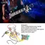Toyuvn Guitar Mạch Dây Khả Năng Tương Thích Rộng Dây Bộ Lâu Dài Chuyên Nghiệp Cải Tiến Mức Độ Âm Thanh Cho Guitar Điện