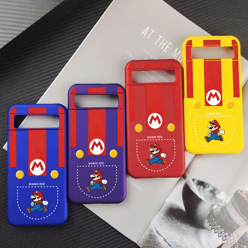 Dành Cho Google Pixel 11 Pro 10A 10 Pro XL 9A Pixel 8 7A 7Pro 6A 5A Super Mario Micro Matte Mỏng Vỏ Điện Thoại Cứng Cho / Quấn Nửa Google Pixel Cover