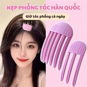 Lược Làm Phồng Chân Tóc, Kẹp Tạo Phồng Chân Tóc Mái Thời Trang Hàn Quốc 3 Răng, 6 Răng Cho Nam Nữ