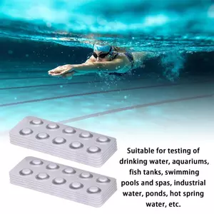 Máy Tính Bảng Kiểm Tra Clo Nước 100 Chiếc Nhanh DPD1 Clo Thử Nghiệm Viên Thử Nhanh Để Đo jiwvn