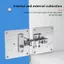 Maybest Cửa Tủ Bếp Bản Lề Bộ Đĩa Sửa Chữa Bản Lề Thép Không Gỉ Tấm Sửa Chữa Tủ Bếp Bản Lề Cửa Tấm Gắn {VN}