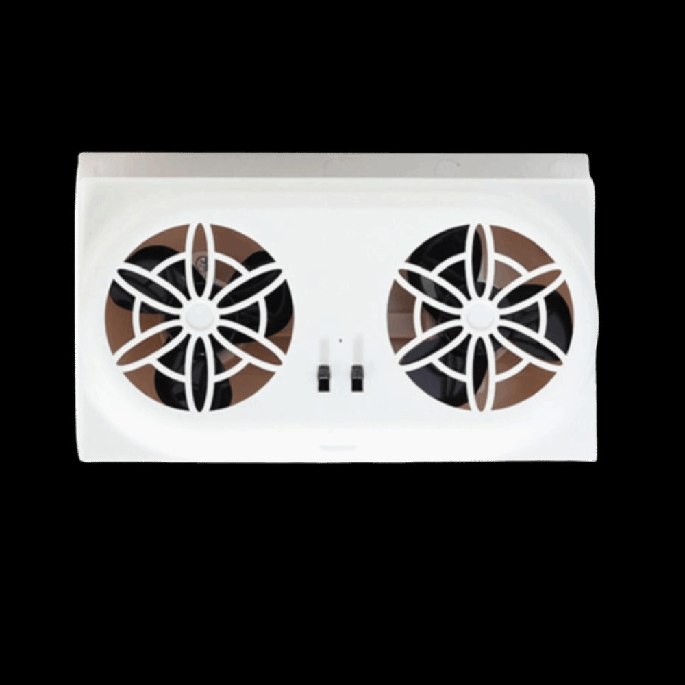 Quạt cửa sổ ô tô DONOVANQQ, chạy bằng năng lượng mặt trời, sạc USB, làm mát mạnh, tiết kiệm năng lượng, dùng cho xe du lịch ngoài trời