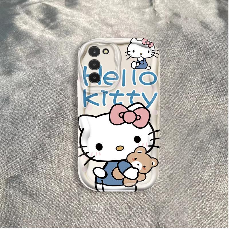 Thích Hợp Cho Samsung A02S A03S A11 3D TPU Mềm Kitty Rilakkuma Ốp Điện Thoại Chống Sốc
