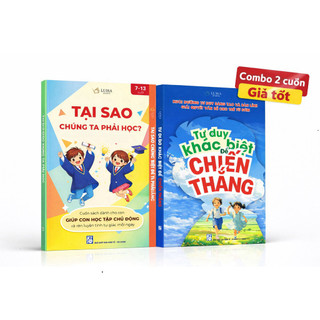 Sách - Combo 2 cuốn: Tại sao chúng ta phải học + Tư duy khác biệt để chiến thắng