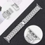 Dây đeo đồng hồ kim cương bằng thép không gỉ cho Apple Watch Series 11 10 42mm 45mm 49mm Dây đeo thay thế Bling