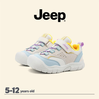 JEEP Ermian Giày Đi Bộ Đường Dài Mùa Đông Lông Cừu Lót Bé Trai Bé Gái Chống Trơn Trượt Chống Mài Mòn Giày Thể Thao Nhẹ