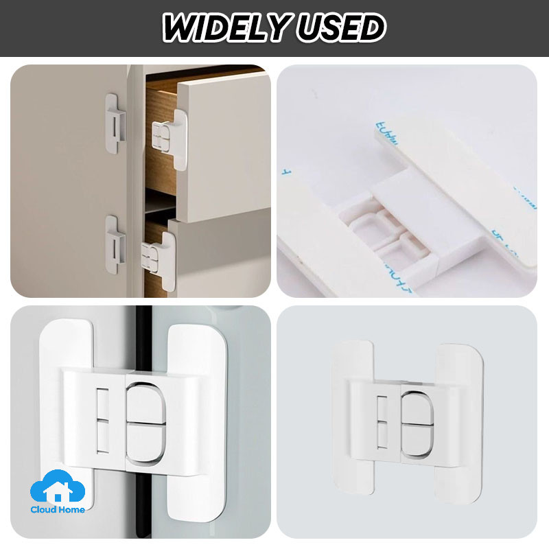 🌤️COD🌤️1 Cái Khóa An Toàn Tủ Lạnh Đa Năng Cho Trẻ Em - Chống Mở Ngẫu Nhiên