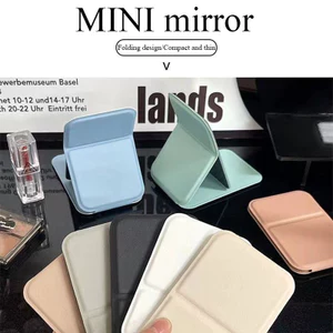 【Roshy】Gương trang điểm mini cầm tay có thể gập lại gương trang điểm để bàn. ký túc xá dành cho sinh viên