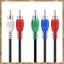 Bộ chuyển đổi YPbPr 1080P Thành phần Video YPbPr Bộ chuyển đổi RGB Nam với đầu ra âm thanh R / L với từ Ypbpr