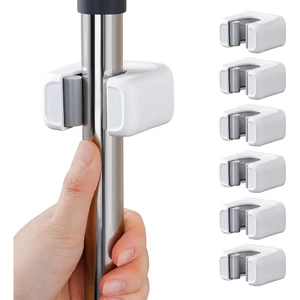 Mới Treo Tường Cây Lau Nhà Không Khoan Cây Lau Nhà Móc Treo Chổi Nhà Tổ Chức Phòng Tắm Giá Để Đồ