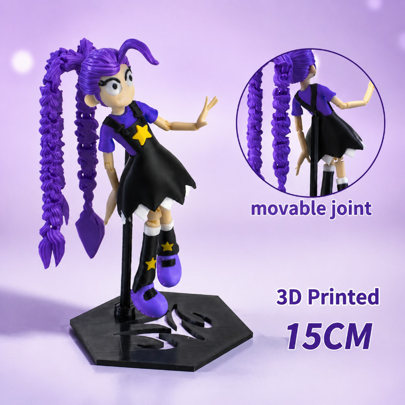 Búp Bê Hành động In 3D – Nhân Vật Lily Lovebraids Và Huggy Wuggy Từ Poppy Playtime 5, Món Quà ý Nghĩa Dành Cho Trẻ Em