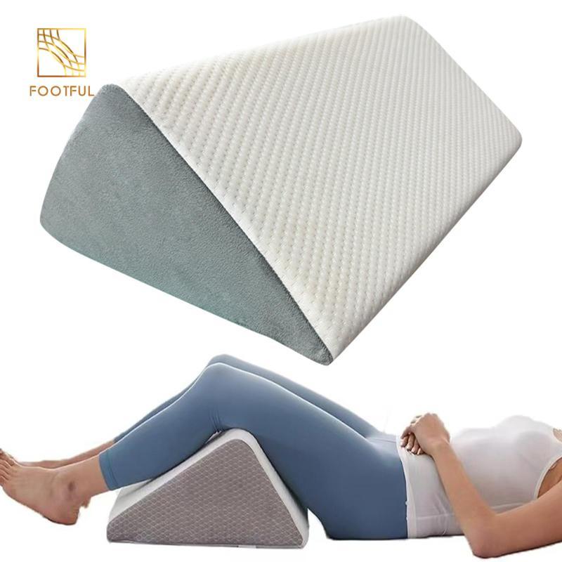 Gối tam giác hỗ trợ đầu gối, chân, nêm để xem