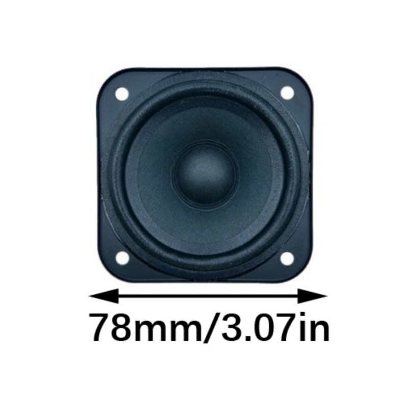 MIS Performances Trình điều khiển loa tầm trung vuông 3 inch 15W 4Ohm với nam châm Neodymium để nâng cao độ rõ nét âm nhạc