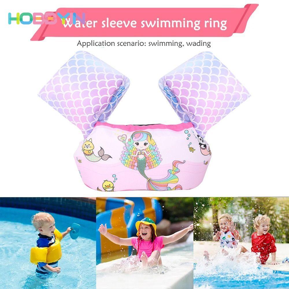 Hobbyin Phao Nhẫn Cho Trẻ Em, Hoạt Hình Nổi, Điều Chỉnh Size, An Toàn Mùa Hè