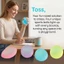 Đồ chơi Fidget SMILE, Giảm lo âu Giải phóng cảm xúc Đồ chơi bóp chống căng thẳng​​, Vui nhộn mềm mại & bền bỉ ​​Không độc hại & an toàn​​ Bóp đồ chơi bóng rổ ​​Giảm căng thẳng văn phòng & trường học​​