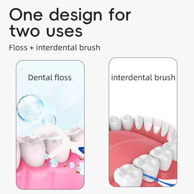 Orthodontic Nha Khoa Floloss Stick Silicone Interdental Brush 50 Chiếc Hộp Nẹp Nha Khoa Hoop Vệ Sinh Interdental Brush Dùng Một Lần Nha Khoa Flos 26.4.17