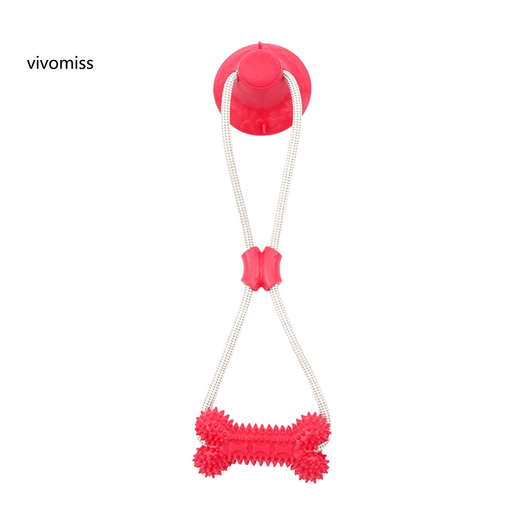 [VM] Đồ chơi nhai cho chó bền bỉ cho người nhai – Cốc hút Tug of War Rope Đồ chơi cắn răng hàm cho chó nhỏ và chó Hoàn hảo để huấn luyện và chơi Đồ chơi nhai thú cưng cho chó con