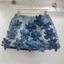 Thời Trang Niche Phong Cách Phương Tây Denim Hoa Thiết Kế Váy Mùa Hè Cao Cấp Ôm Hơn Nhìn Chữ a Chống chói Váy Ngắn Nữ