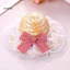Mũ Rơm Mèo Dễ Thương Có Nơ Ruffle Ren – Dây Đeo Co Giãn Có Thể Điều Chỉnh Chống Nắng Cho Mèo Chó Nhỏ – Chống Đỡ Ảnh Phong Cách Retro Hoàn Hảo Cho Thú Cưng Đông Nam Trang Trí