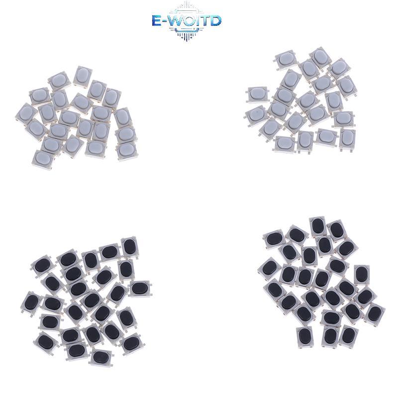 E-WOITD 20 CÁI 3 * 4 * 2.5mm SMD Tact Switch 4 Pin Touch Micro Switch Công tắc nút nhấn E-WOITD