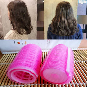 【Roshy】Dụng cụ uốn tóc mái bằng nhựa tự dính tiện lợi