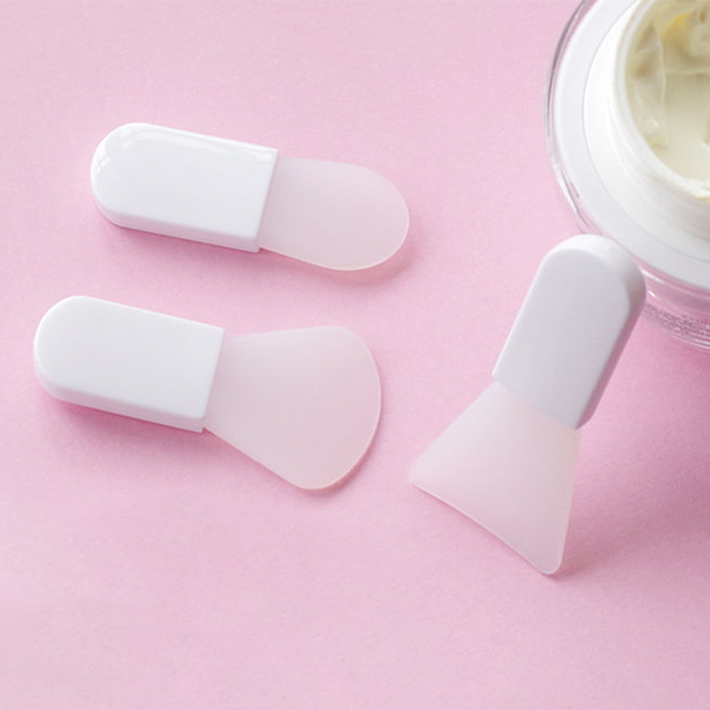 【Roshy】🍧chăm sóc da cọ tán phấn nền Cọ trang điểm mini cầm tay cọ đắp mặt nạ silicon cọ trang điểm.