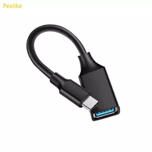 Pealike Khả năng tương thích Loại C sang USB3 0 Bộ chuyển đổi OTG Cáp cho máy tính xách tay Điện thoại thông minh để sử dụng du lịch Dây 20cm 7 87 inch
