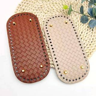JU DIY Túi Da Đáy 22x10cm PU Dệt Kim Ví Đế Làm Túi Xách Móc Tote Đế Cho Túi Handmade Dự Án VN