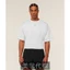 Áo thun thể thao gym và chạy bộ, 100% cotton, in chữ cổ tròn