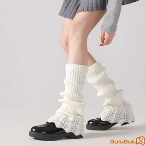 Dụng cụ làm ấm chân cao đến đầu gối cho nữ, thiết kế móc dễ thương
