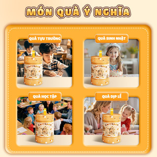 Set Quà Capybara - Quà Sinh Nhật, Quà Tốt Nghiệp, Quốc Tế Thiếu Nhi 1/6, Văn Phòng Phẩm Dễ Thương, Hot Trend