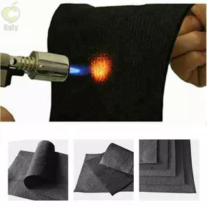 Sợi Carbon ROLY, Chăn bảo vệ hàn nỉ nhiệt độ cao, Hàn cách nhiệt tấm bảo vệ màu đen bền