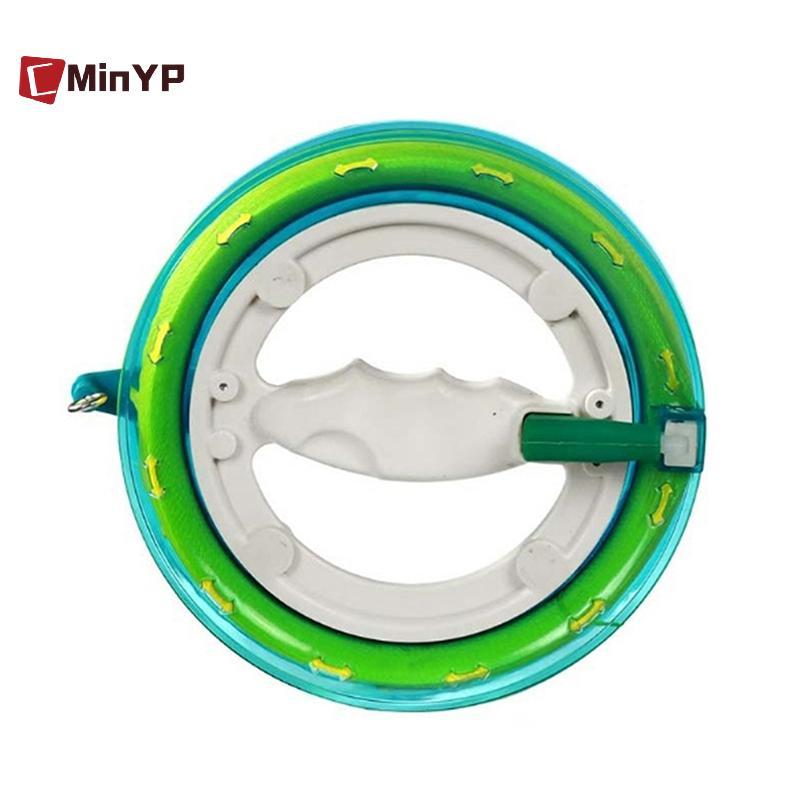 CMinYP 1 Cái 200 / 300 / 400M Diều Cuộn Bánh Xe Lửa Dây Tay Cầm Bay Dây Dụng Cụ Dây Ngoài Trời Tròn Màu Xanh Dương Cho Fying Diều Glory