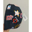 Mũ Snapback MLB 59Fifth màu đen, logo đội toàn bộ, dành cho fan NFL và NBA