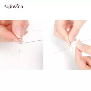 AqToCna Bộ 3 Hạt Cong Không Gỉ Mỏng cho Thủ Công Trang Sức