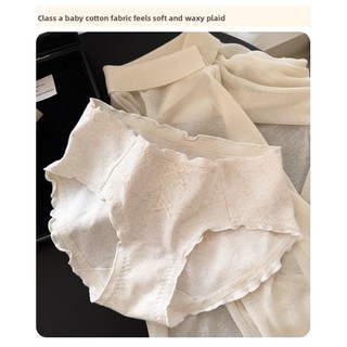 Bốn Mùa Nơ Mỏng Thời Trang Quần Lót Ren Bé Gái Thoải Mái Nguyên Chất Cotton Kháng Khuẩn Đáy Quần Đùi Nữ L-7688