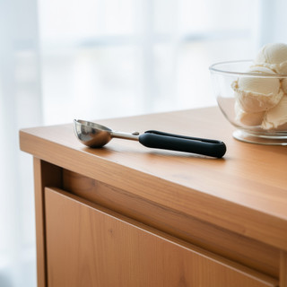 304 Thép Không Gỉ Kem Muỗng Silicon Grip Meatball Cookie Trái Cây Dưa Phát Hành Dụng Cụ Nhà Bếp