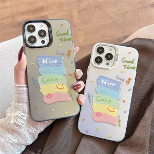 Ốp Lưng Cho Redmi Note 14 13 12 11 10 14C 13C 12C 11A 10C 9C A3 A2 A1 C75 C65 C61 C55 C31 X7 X6 M6 13T 14T Pro Mạ Acrylic IMD Ốp Lưng Họa Tiết Nhãn CYIM300