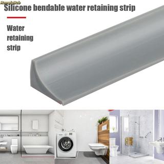 HOMELYHUB Nút Chặn Nước Phụ Kiện Phòng Tắm Uốn Cong Khô Và Ướt Tách Tắm Dam Silicon Tự Dính