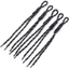 Móc khóa dây bện NICOLOO 5 chiếc, Dây nylon Nút thắt thủ công Móc khóa dây buộc thủ công, Thiết kế bện sáng tạo Dây nylon đầy màu sắc Dự án DIY