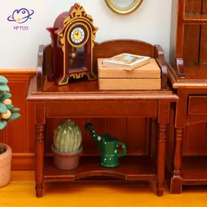 HFTOY 1: 12 Nhà Búp Bê Thu Nhỏ Bàn Trang Điểm Bàn Nội Thất Mô Hình Nhà Trang Trí Đồ Chơi Phụ Kiện Nhà Búp Bê ~