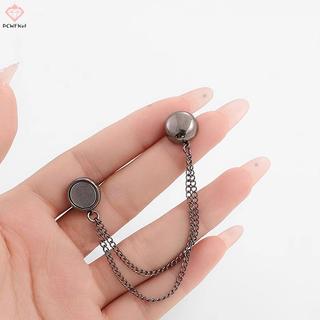 [PCW-T] Kẹp Quần Áo Từ Tính Có Dây Xích Kim Loại An Toàn - Phù Hợp Cho Cardigan Và Thời Trang Hàng Ngày