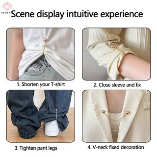 [PCW-T] Kẹp Quần Áo Từ Tính Có Dây Xích Kim Loại An Toàn - Phù Hợp Cho Cardigan Và Thời Trang Hàng Ngày