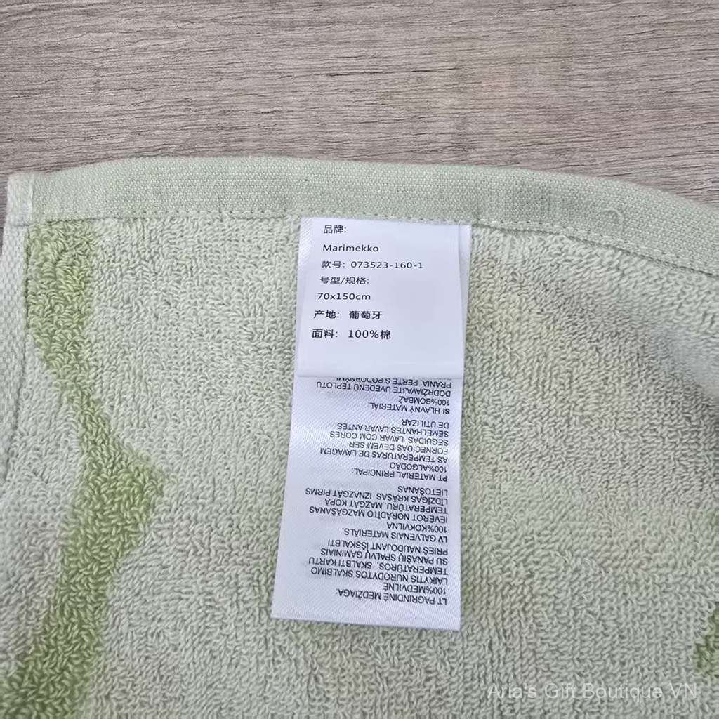 [Aria G-1] Khăn đi biển Cotton nguyên chất unikko Flower